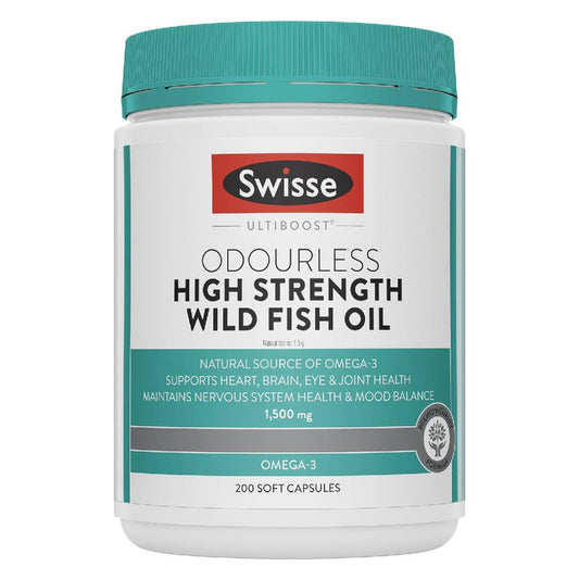 Swisse Fish Oil 1500mg (200 Caps)