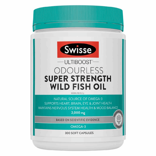 Swisse Odourless Fish Oil 2000mg (300 Caps)