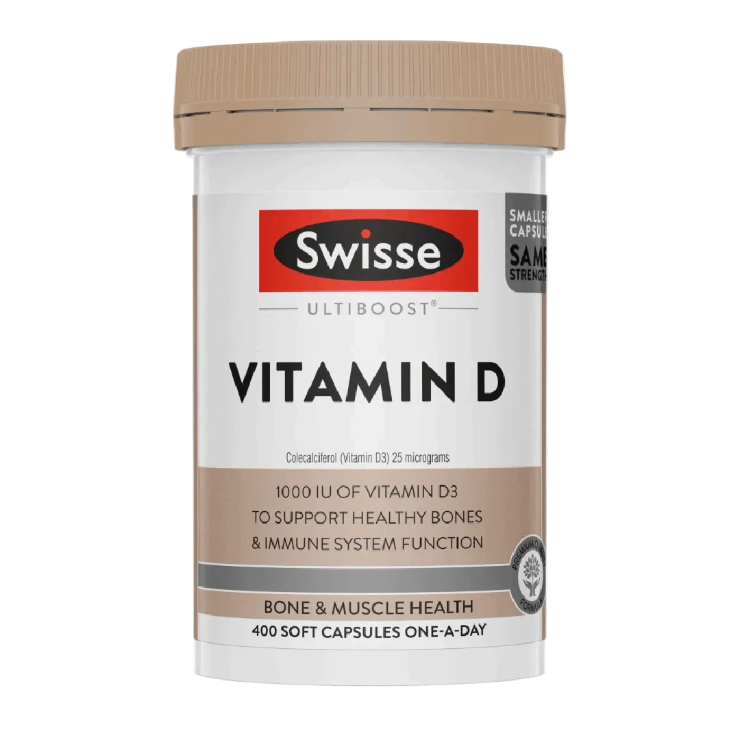 Swisse Ultiboost Vitamin D3 1000IU – 400 Capsules
