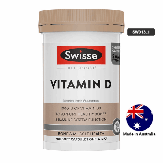 Swisse Ultiboost Vitamin D3 1000IU – 400 Capsules