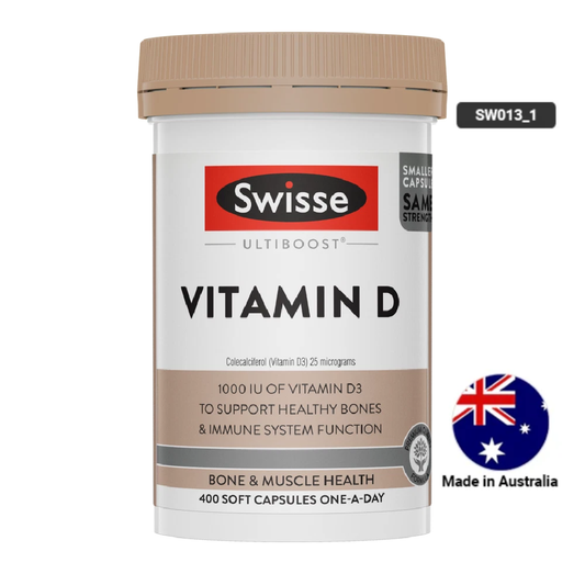 Swisse Ultiboost Vitamin D3 1000IU – 400 Capsules