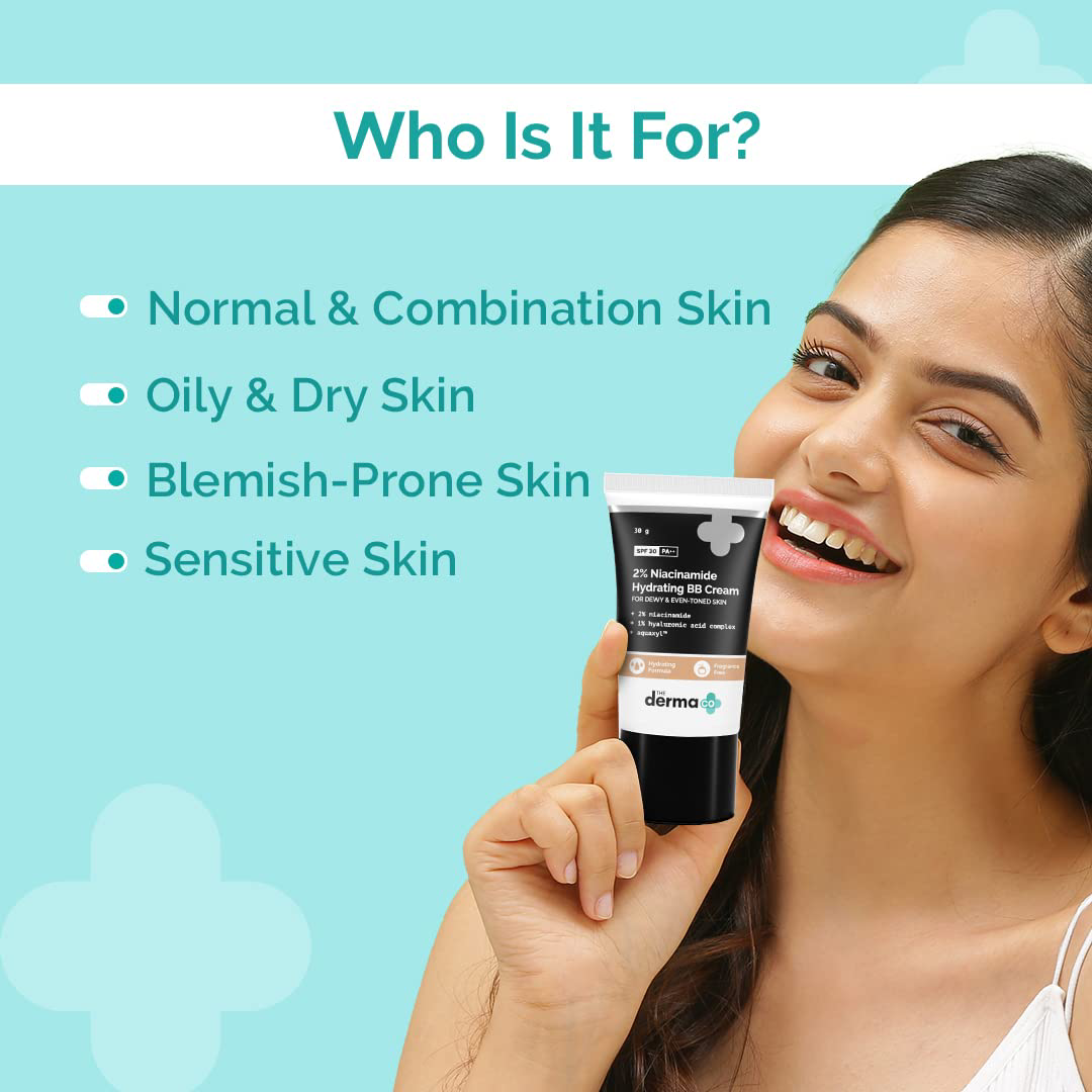 The Derma Co 2% Niacinamide Hydrating Bb Cream