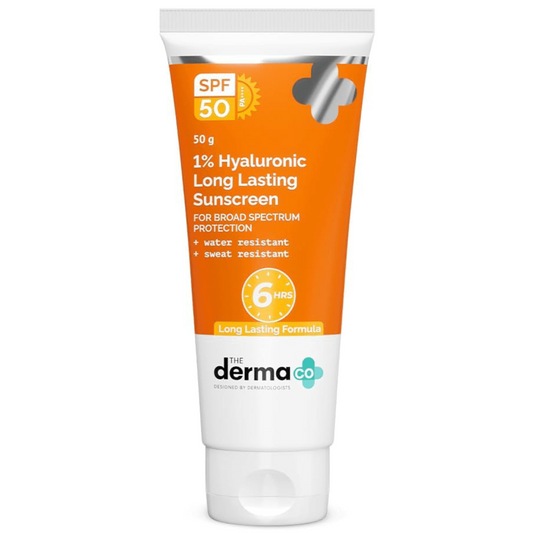 The Derma Co 1% Hyaluronic Sunscreen SPF 50 | 50g