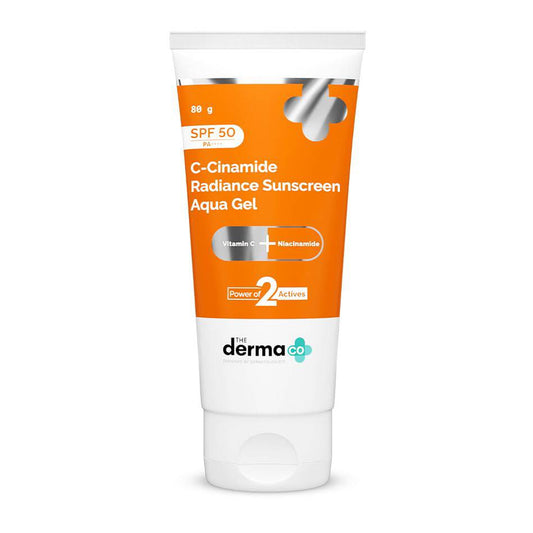 The Derma Co C-Cinamide SPF 50 Aqua Gel Sunscreen