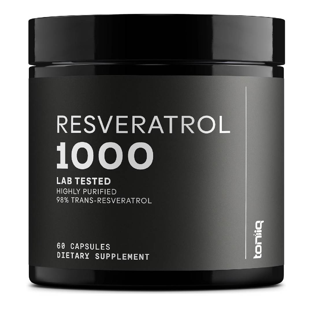 Toniiq Resveratrol 1000 (60 Capsules)