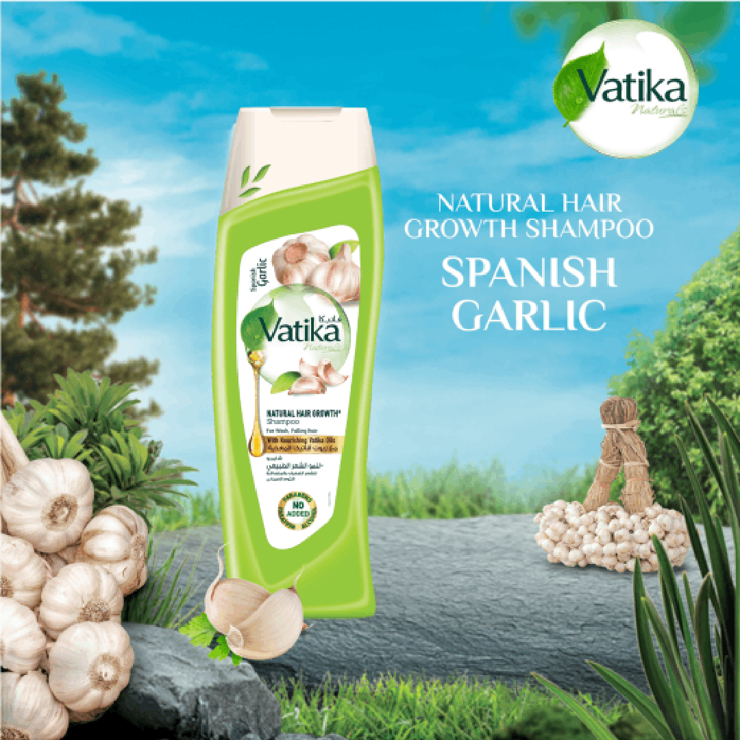 Vatika Natural Hair Growth Garlic Shampoo 400ml