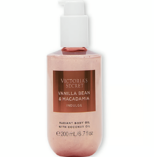 Victoria’s Secret Vanilla Bean & Macadamia Indulge Radiant Body Oil 200ml