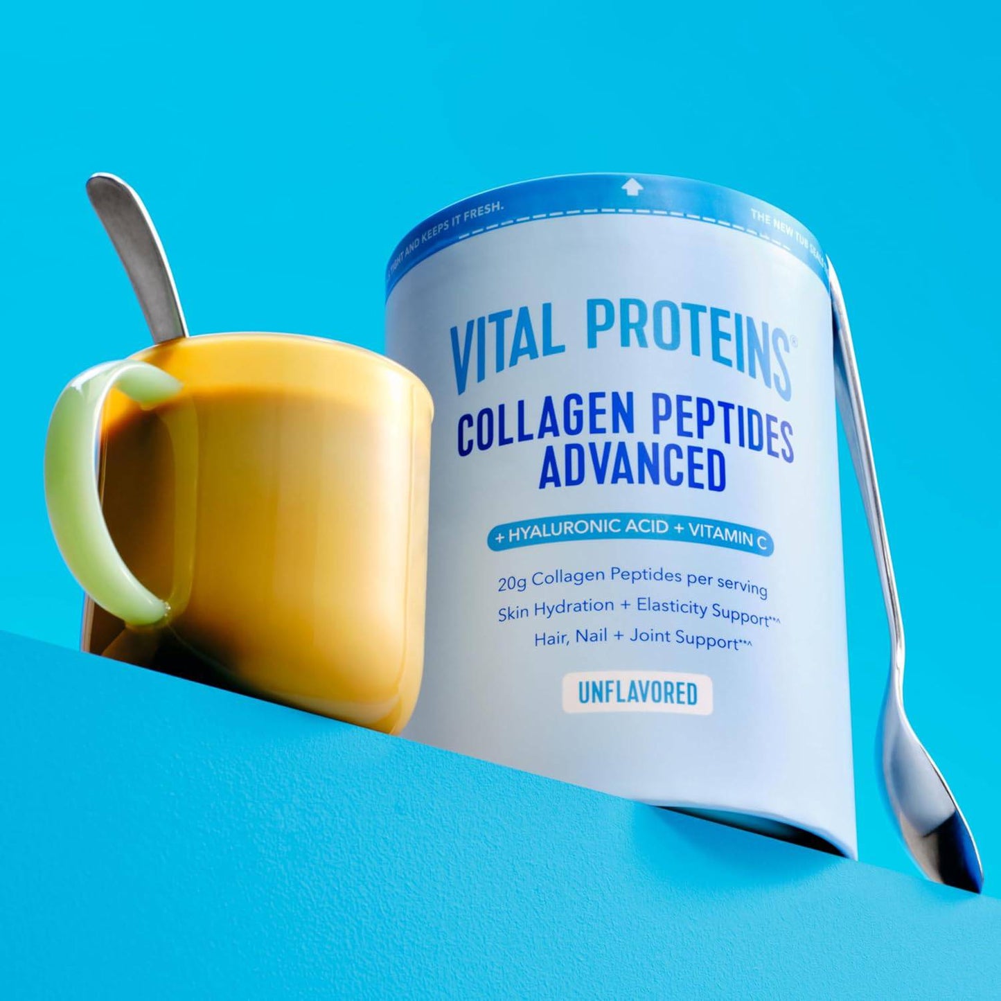 Vital Proteins Collagen Peptides Advanced Powder with Hyaluronic Acid &amp; Vitamin C (265g)