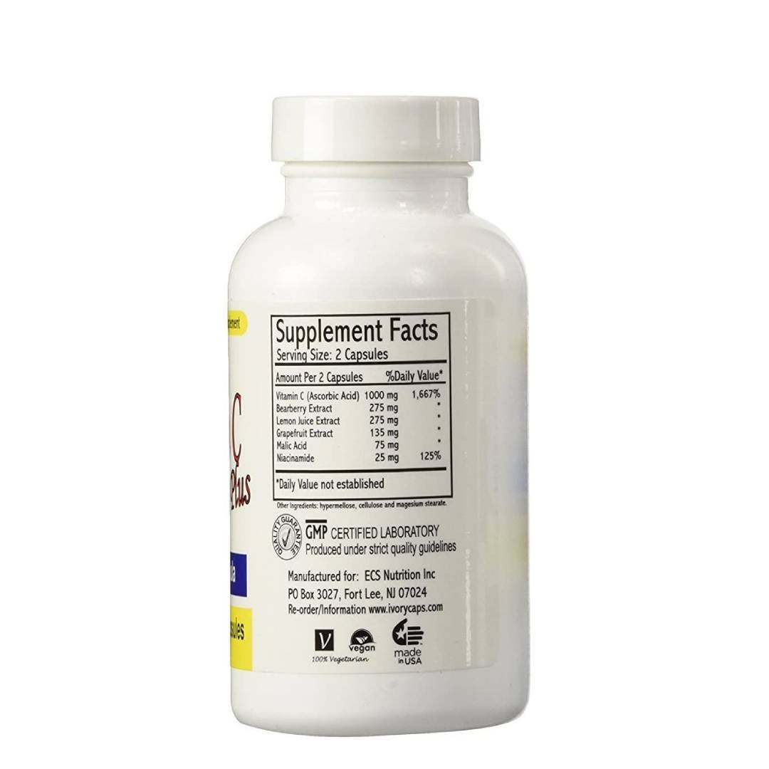 Ivory Caps Vitamin C Brightening Plus 60 Capsules