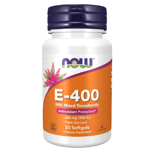 NOW Foods Vitamin E-400 Mixed Tocopherols – 100 Softgels