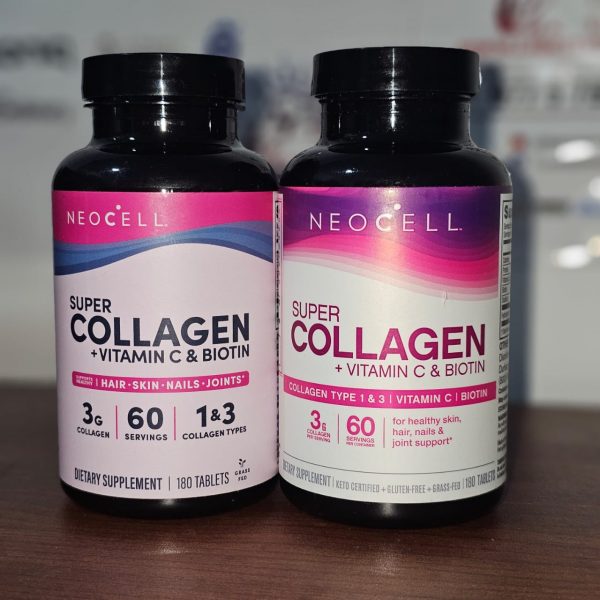 NeoCell Super Collagen + Vitamin C & Biotin – 180 Tablets