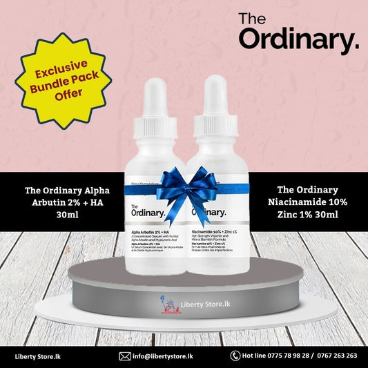Budget Pack: Niacinamide 10% + Zinc 1% & Alpha Arbutin 2% + HA (The Ordinary)