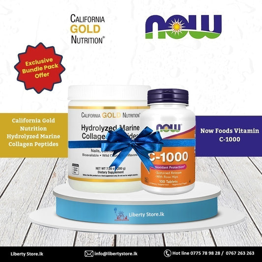 California Gold Nutrition Marine Collagen Bundle + Vitamin C-1000