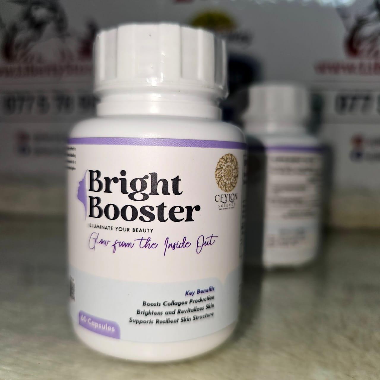Ceylon Science Bright Booster – 60 Veg Capsules