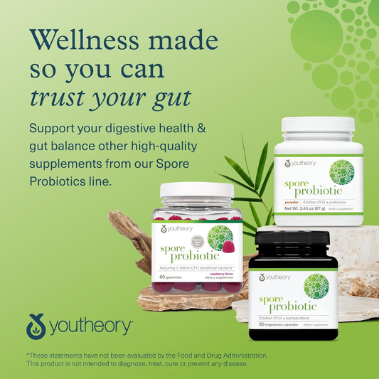Youtheory Spore Probiotic 60 Capsules