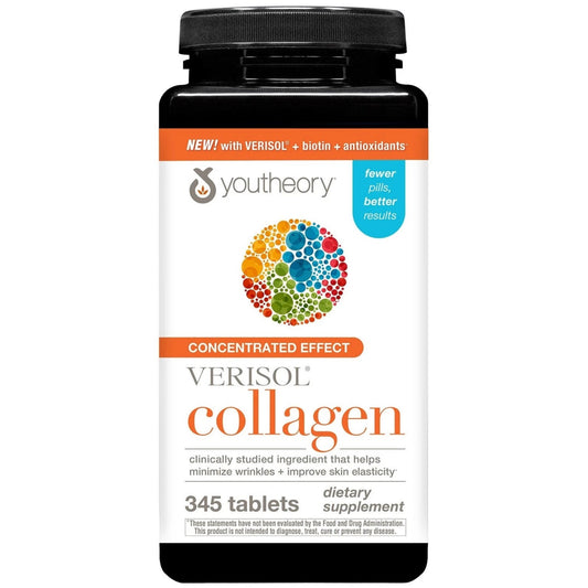 Youtheory Verisol Collagen with Biotin &  Vitamin C – 345 Tablets
