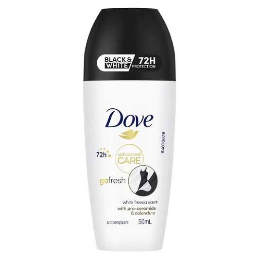 Dove Advanced Care Roll-On 72H Black & White 50ml