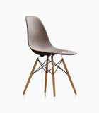 Eames plastic side chair - brown, m