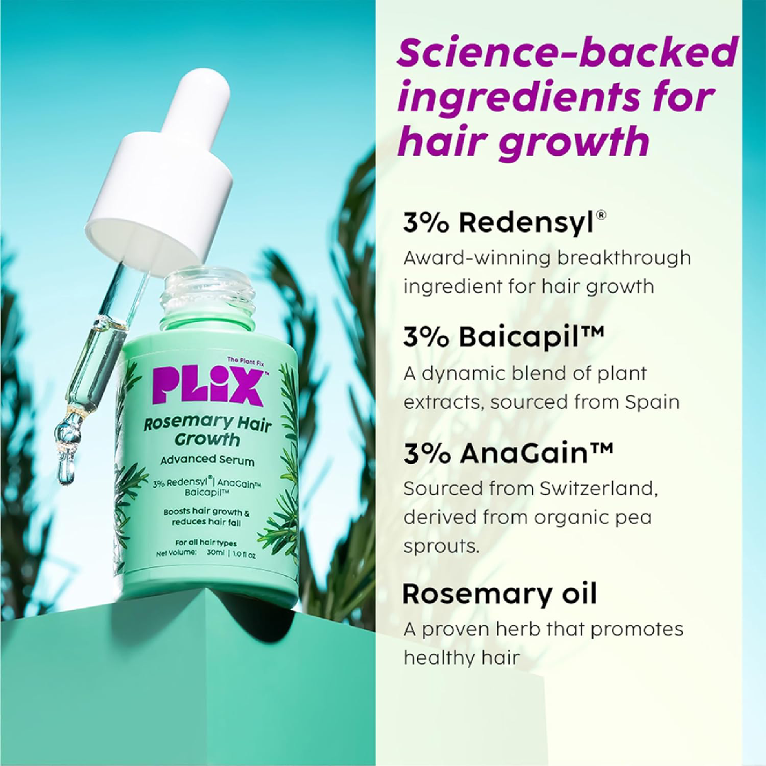 Plix Rosemary Hair Growth Serum 30ml
