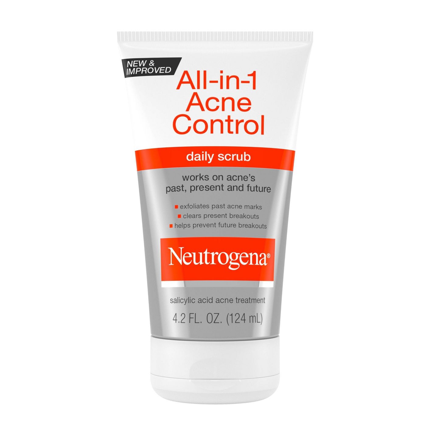 Neutrogena All-In-1 Acne Control Daily Scrub – Acne Treatment 124g