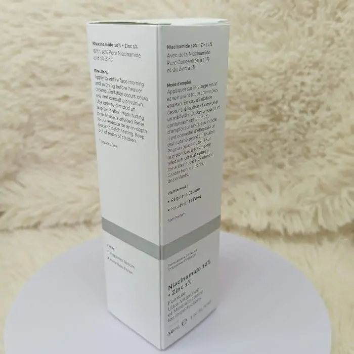 The Ordinary Niacinamide 10% + Zinc 1% (30ml) - Image 4