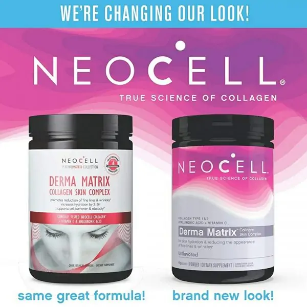 NeoCell Derma Matrix Collagen Skin Complex Powder, Collagen Types 1 & 3, 6.46 Ounces - Image 2
