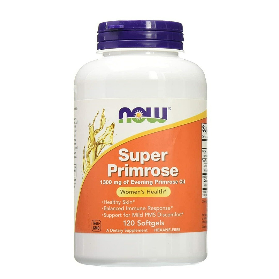 Now Foods Super Primrose 1300mg, 120 gels