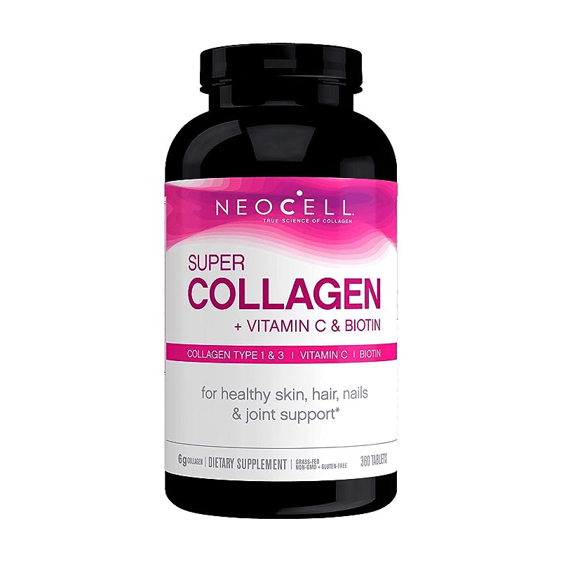 NeoCell, Super Collagen, + Vitamin C & Biotin, 60 Servings 360 Tablets (Packaging may Vary)