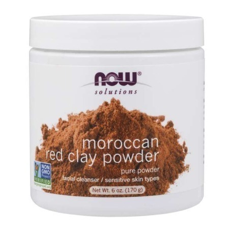 Now Foods Red Clay Powder Moroccan (Mediterranean)