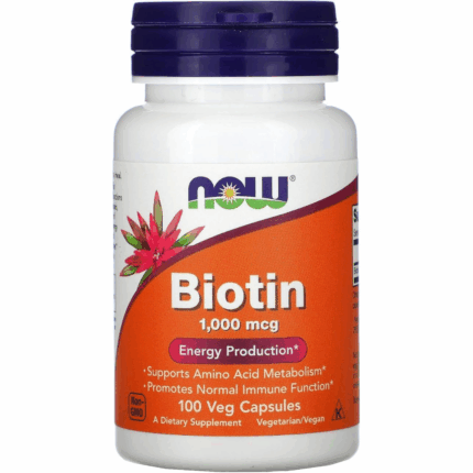 Now Foods Biotin 1000 mcg 100 Veg Capsules