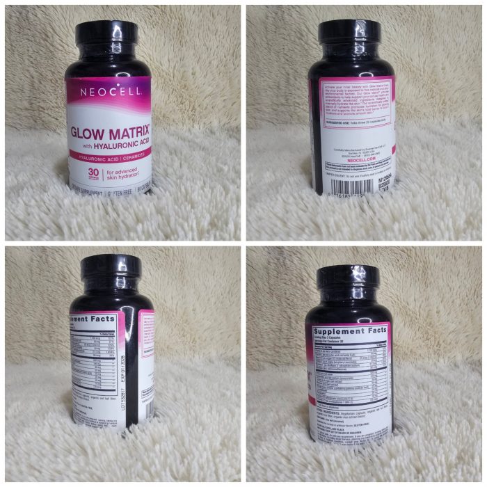 NeoCell Glow Matrix, Skin Repair, Skin Hydration and Elasticity, 90 Capsules 30Servings (Package May Vary) - Image 2