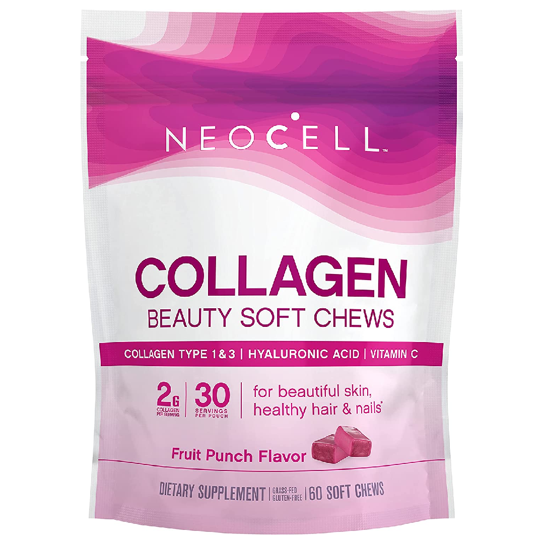Neocell, Beauty Bursts, Fruit Punch Flavor 2 g  60 Soft Chews