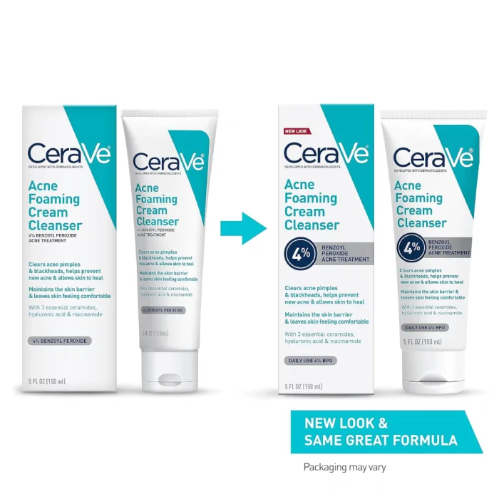 CeraVe Acne Foaming Cream Cleanser 5 Fl. Oz - Image 4