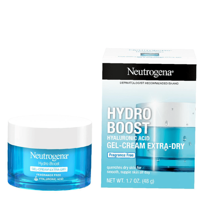 Neutrogena Hydro Boost Extra-Dry Skin Hyaluronic Acid Hydrating Gel-Cream Face Moisturizer 48g - Image 1