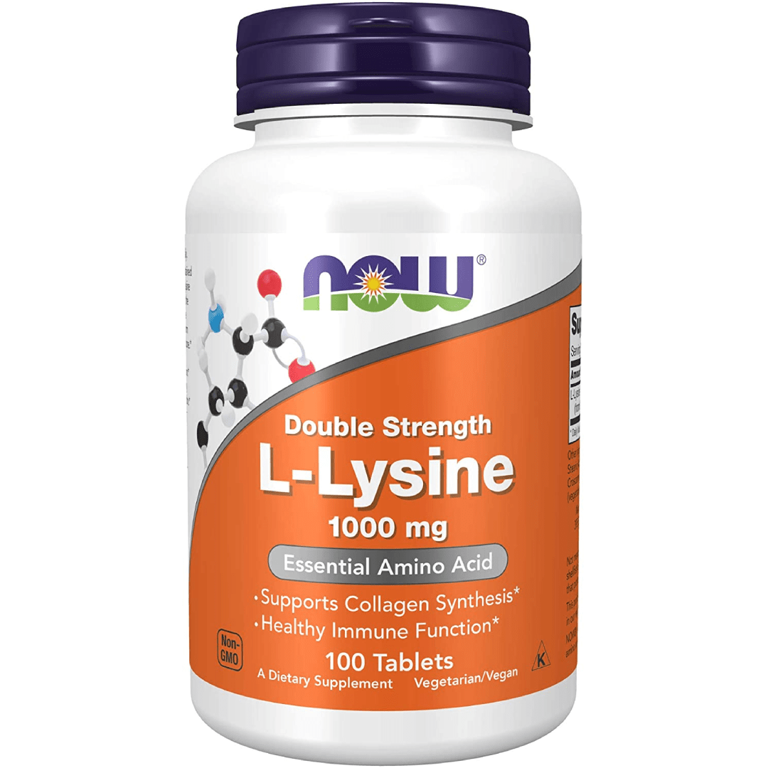 NOW Foods Supplements, L-Lysine (L-Lysine Hydrochloride) 1,000 mg