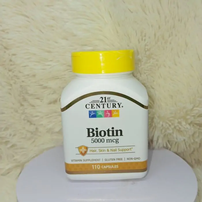 21st Century Biotin 5,000 mcg110 Capsules - Image 4