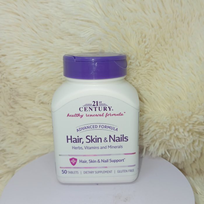 21st Century, Hair, Skin & Nails, Advanced Formula, 50 Tablets - Image 7