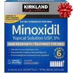 6 Months Kirkland Minoxidil 5% Extra Strength Hair Loss Regrowth Treatment Men
