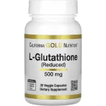 (Discounted Product) California Gold Nutrition  L-Glutathione (Reduced) 500 mg