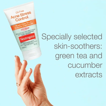 Neutrogena Oil-Free Acne Stress Control Power-Clear Facial Scrub 125ml