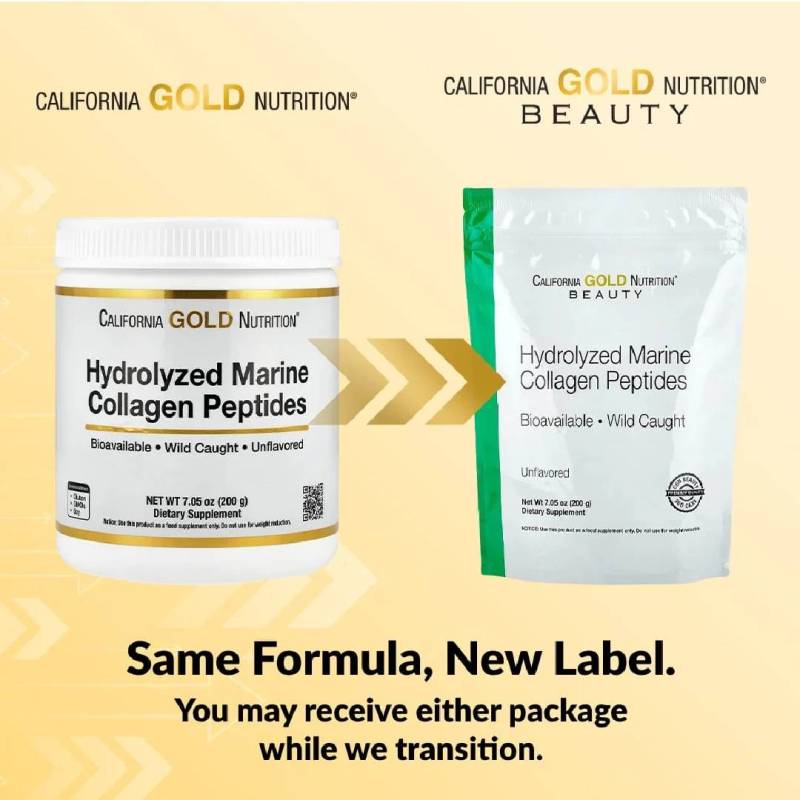 California Gold Nutrition Hydrolyzed Marine Collagen Peptides
