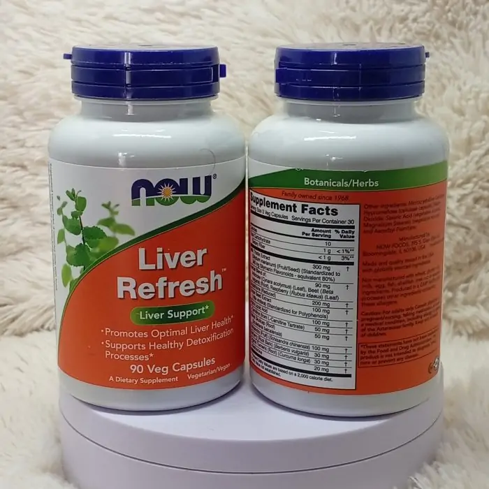 Now Foods, Liver Refresh, 90 Veg Capsules - Image 4