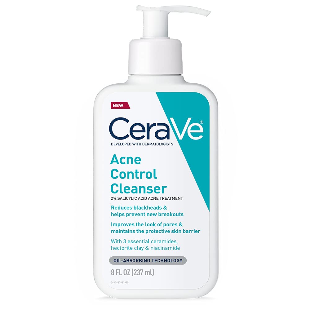 CeraVe Acne Control Cleanser with Salicylic Acid – 8 fl oz