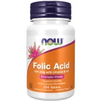 Now Foods, Folic Acid, 800 mcg, 250 Tablets
