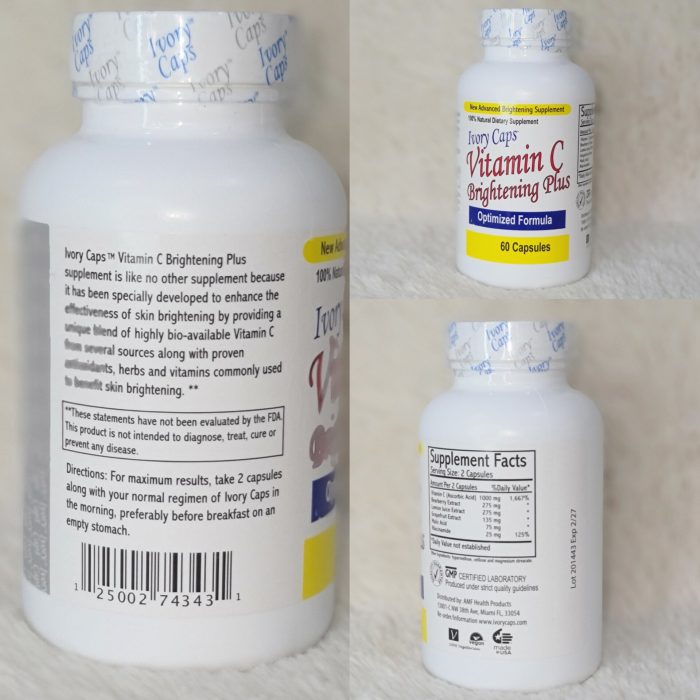 Ivory Caps Maximum Strength Vitamin C Brightening Plus 60 Caps - Image 5