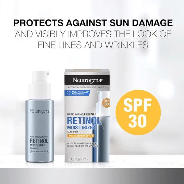 Neutrogena Rapid Wrinkle Repair Retinol Anti-Wrinkle Moisturizer with SPF 30 Sunscreen - Image 1
