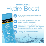 ( Discounted Product )Neutrogena Hydro Boost Spf50 Water Gel 88ml - Image 5