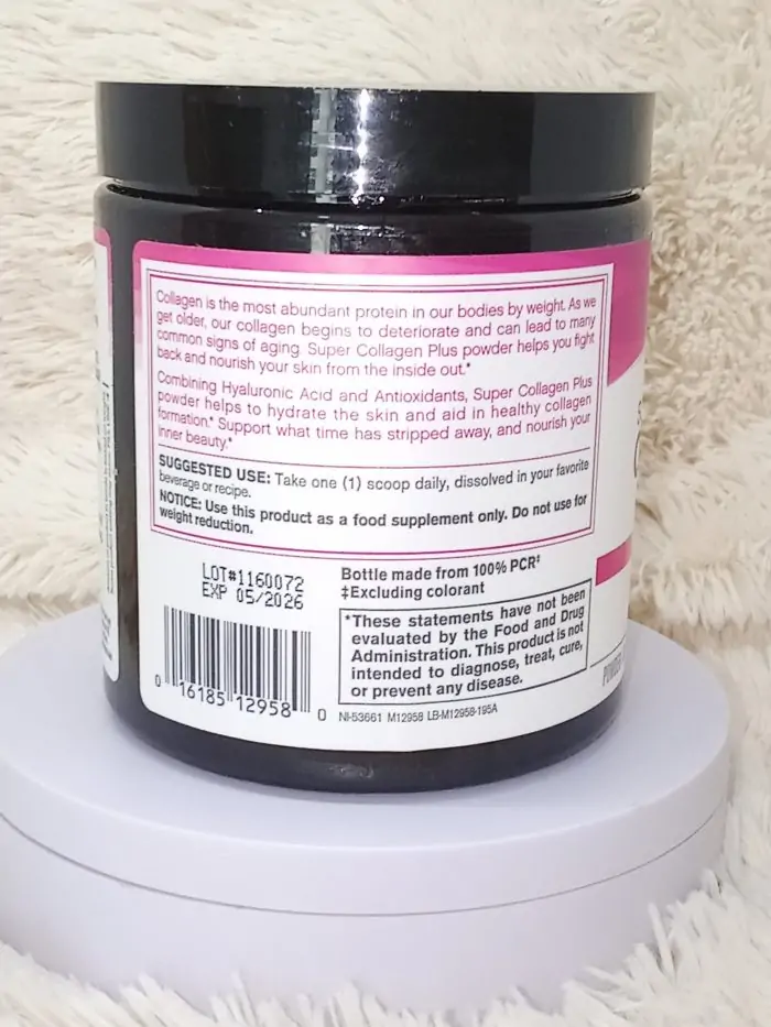 NeoCell, Super Collagen Plus with Vitamin C & Hyaluronic Acid 12g 15 Servings  6.9 oz (195 g) - Image 5