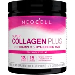 NeoCell, Super Collagen Plus with Vitamin C & Hyaluronic Acid 12g 15 Servings  6.9 oz (195 g)