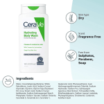 CeraVe Hydrating Body Wash for Dry Skin - 296ml - Image 5